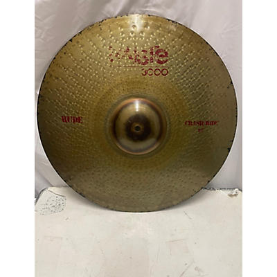 Paiste Used Paiste Rude 3000 19' Crash/ride Cymbal