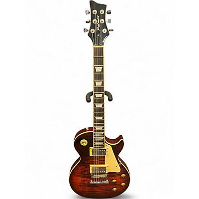 Used Palmer PE-LPS Crimson Red Trans Solid Body Electric Guitar