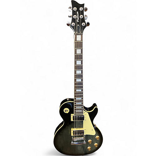 Used Palmer PE-LPS Trans Black Solid Body Electric Guitar Trans Black