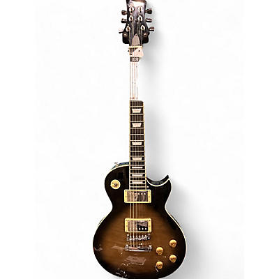 Used Palmer PE-LPS Trans Black Solid Body Electric Guitar