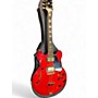 Used Pan PH35 Trans Red Hollow Body Electric Guitar Trans Red