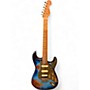 Used Paoletti Guitars Stratospheric Heavy Relic Blue Solid Body Electric Guitar Heavy Relic Blue