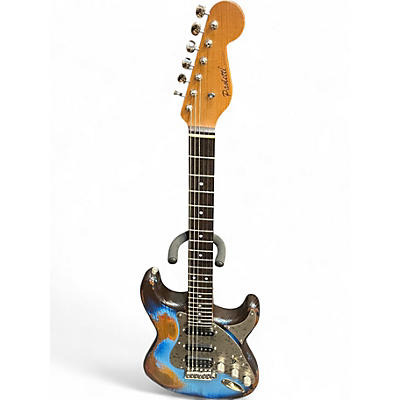 Used Paoletti Guitars stratospheric heavy relic blue Solid Body Electric Guitar