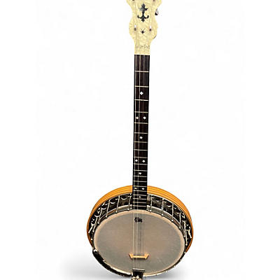 Used Paramount Lange-Craft tenor Black and Brown Banjo
