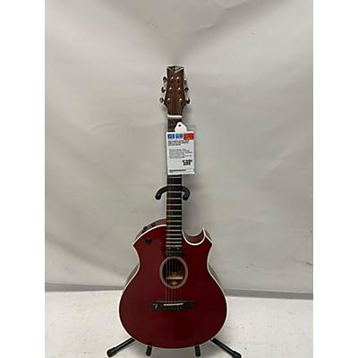 Parker Guitars Used Parker Guitars P6ETR Candy Apple Red Acoustic Electric Guitar