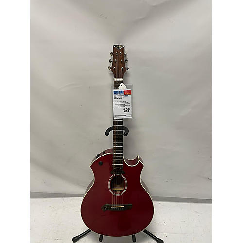 Parker Guitars Used Parker Guitars P6ETR Candy Apple Red Acoustic Electric Guitar Candy Apple Red