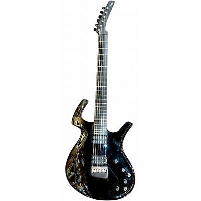 Used Parker Guitars fly deluxe hardtail Black Solid Body Electric Guitar