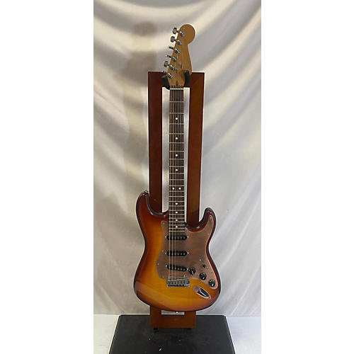 Parts Guitar Used Parts Guitar Vintage Electric Honey Burst Solid Body Electric Guitar Honey Burst