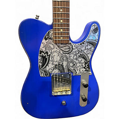 Used Partscaster  B BENDER TELECASTER RELIC BLUE Solid Body Electric Guitar