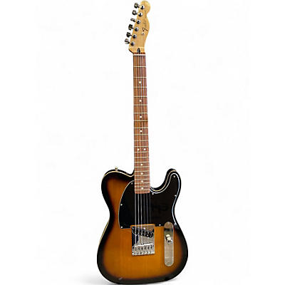 Used Partscaster Custom Tele  2 Tone Sunburst Solid Body Electric Guitar