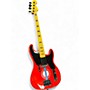 Used Partscaster J BASS RED Electric Bass Guitar RED