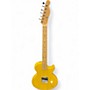 Used Partscaster LP style Yellow Solid Body Electric Guitar Yellow