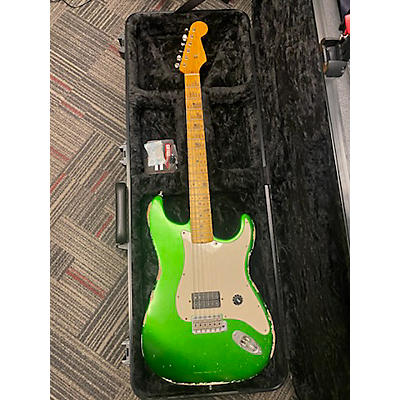 Partscaster Used Partscaster STYLERELIC Green Solid Body Electric Guitar