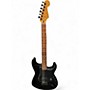 Used Partscaster Stratocaster Black Solid Body Electric Guitar Black