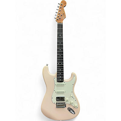 Used Partscaster Stratocaster Shell Pink Solid Body Electric Guitar