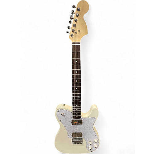 Used Partscaster TELECASTER W/ 920D '72 DELUXE LOADED PICKGUARD WHITE Solid Body Electric Guitar WHITE