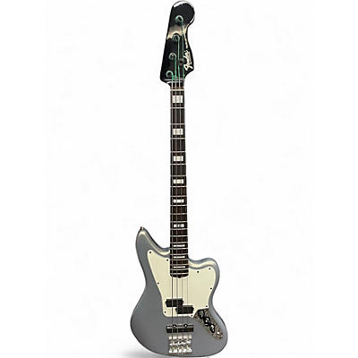 Used Partscaster pj bass Silver Electric Bass Guitar