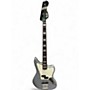 Used Partscaster pj bass Silver Electric Bass Guitar Silver