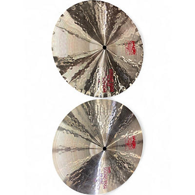 Used Pasite 14in 2002 HI HAT PAIR Cymbal