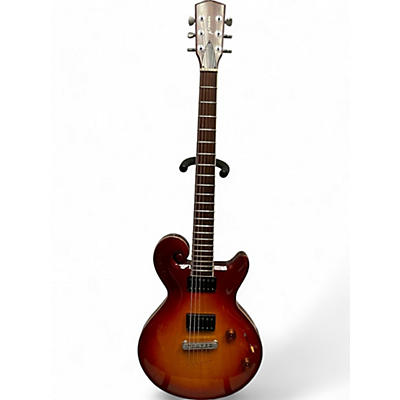 Used Pawar turn of the century Cherry Sunburst Solid Body Electric Guitar