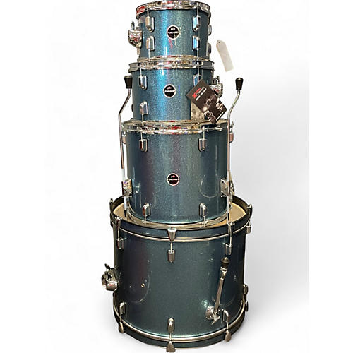 Pdp Used Pdp 4 Piece encore Metallic Blue Drum Kit Metallic Blue