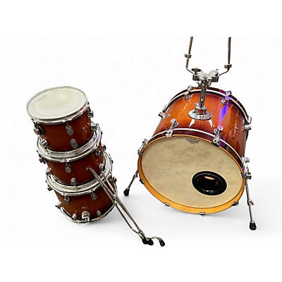 Used Pdp 4 Piece m5 maple Tobacco Burst Drum Kit