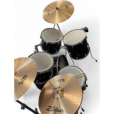 Used Pdp 5 Piece Black Black Drum Kit