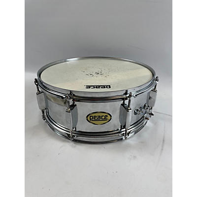 Peace Used Peace 14X5  Snare Drum Silver