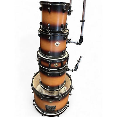 Used Peace 5 Piece 5 PEICE Tobacco Drum Kit