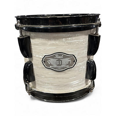 Used Pearl 10X8 Vision Tom Pearl White Drum