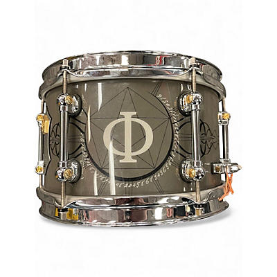 Used Pearl 10in MIKE MANGINI GOLDEN RATIO SNARE Silver Drum