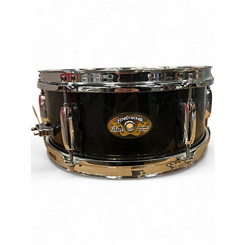 Used Pearl 12X4.5 Firecracker Snare Transparent Black Drum Transparent Black 182