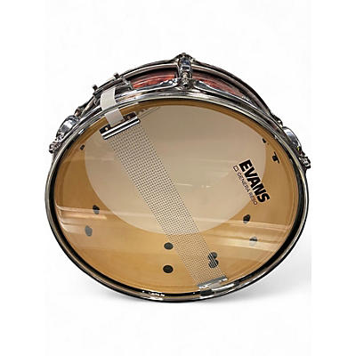 Used Pearl 12in Firecracker Snare Metallic Silver Drum