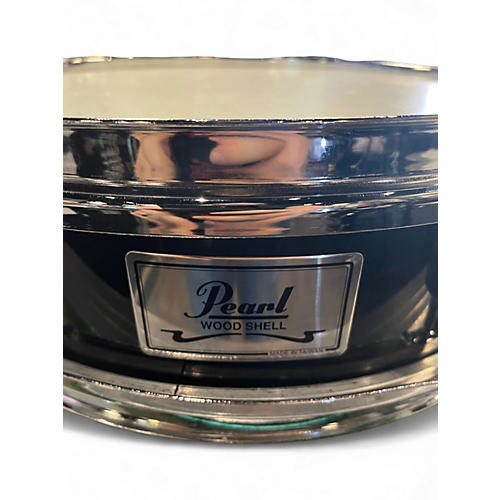 Used Pearl 13X3 wood shell Black Drum Black 190