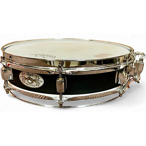 Used Pearl 13X3.5 Piccolo Snare Black Drum Black 191