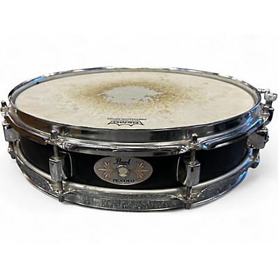 Used Pearl 13X4.5 Piccolo Snare Black Drum