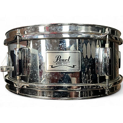 Used Pearl 13X5 Steel Shell Steel Drum