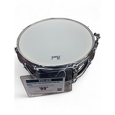 Used Pearl 13X5.5 Roadshow Wine Red Drum