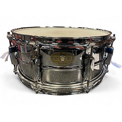 Used Pearl 13X5.5 Sensitone Snare Chrome Over Steel Drum