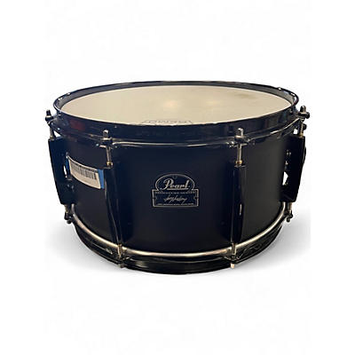 Used Pearl 13X6.5 Joey Jordison Signature Snare BLACK STEEL Drum