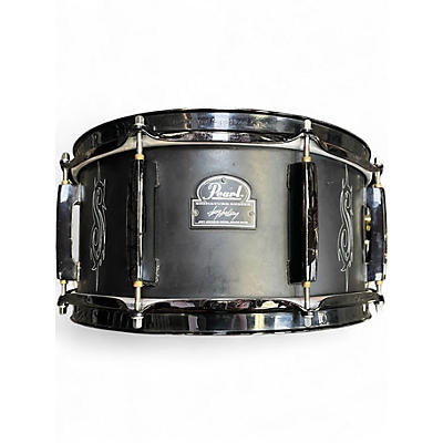 Used Pearl 13X7 JOEY JORDISON SNARE Black Drum