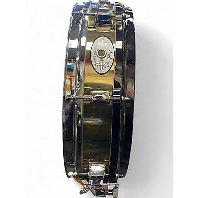 Used Pearl 13in BRASS Piccolo Snare GOLD Drum
