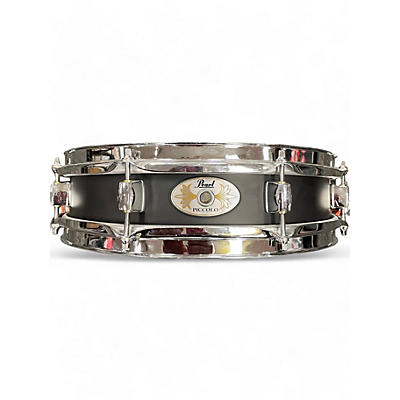 Used Pearl 13in PICCOLO SNARE Black Drum