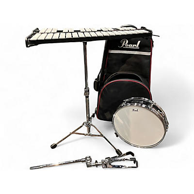Used Pearl 13in PL910C Educational Percussion Kit Black Drum