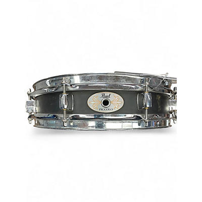 Used Pearl 13in Piccolo Snare Black Drum