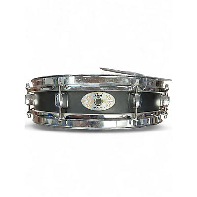 Used Pearl 13in Piccolo Snare Black Drum