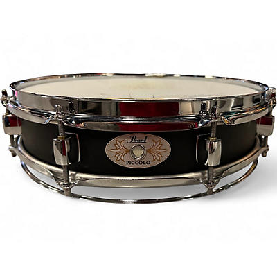Used Pearl 13in S133OB Piccolo Snare Black Drum