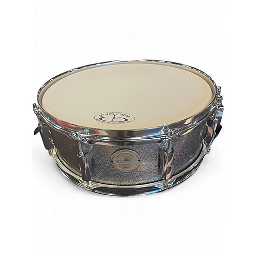 Used Pearl 14.25in SST LIMITED EDITION SNARE Silver Sparkle Drum Silver Sparkle 34