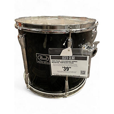 Used Pearl 14X12 Export Series Mounted  Tom Black Drum