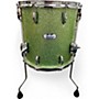 Used Pearl 14X14 MASTERS MAPLE COMPLETE FLOOR TOM ABSINTHE SPARKLE Drum ABSINTHE SPARKLE 97
